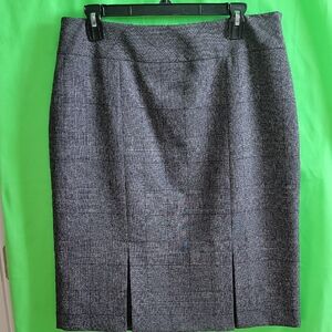 Evan Picone Gray Pencil Skirt